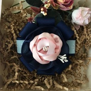 Elegant handmade Camellia flower hair barrette